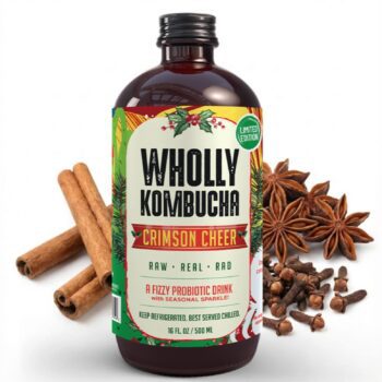 Wholly Kombucha Crimson Cheer